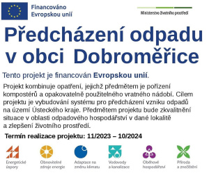 Předcházení odpadu v obci Dobroměřice