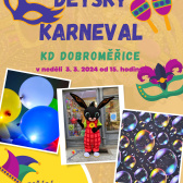 Pozvánka na dětský karneval do KD 1